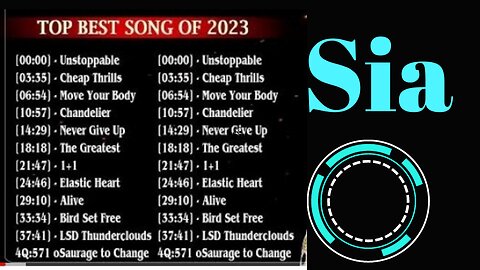 Sia playlist 2023 #sai new song back to back