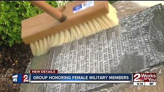 Shining Honor Project cleans Women's War Memorial Wall