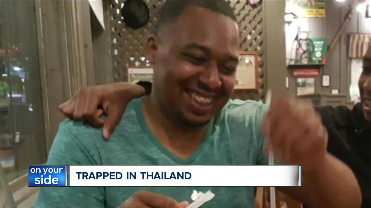 Northeast Ohio man detained in Thailand after vacation