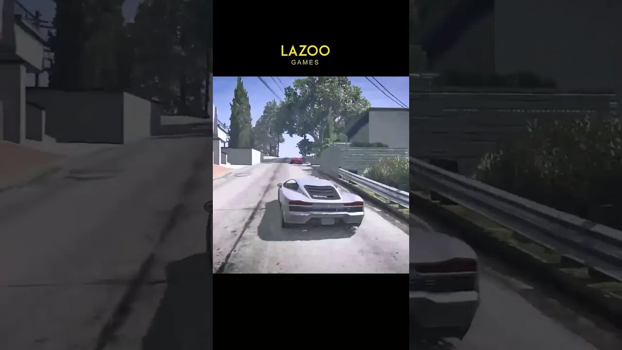 Gray Car Drive #shorts #gta5 #gtav #lazoogames #tiktok