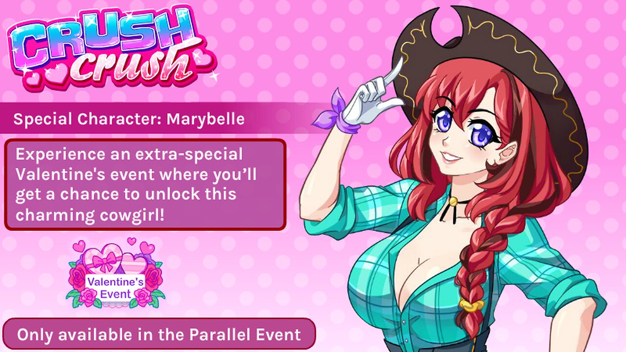 Let's Play Crush Crush: Valentine's Event. Love and Southern Gals are in the Air