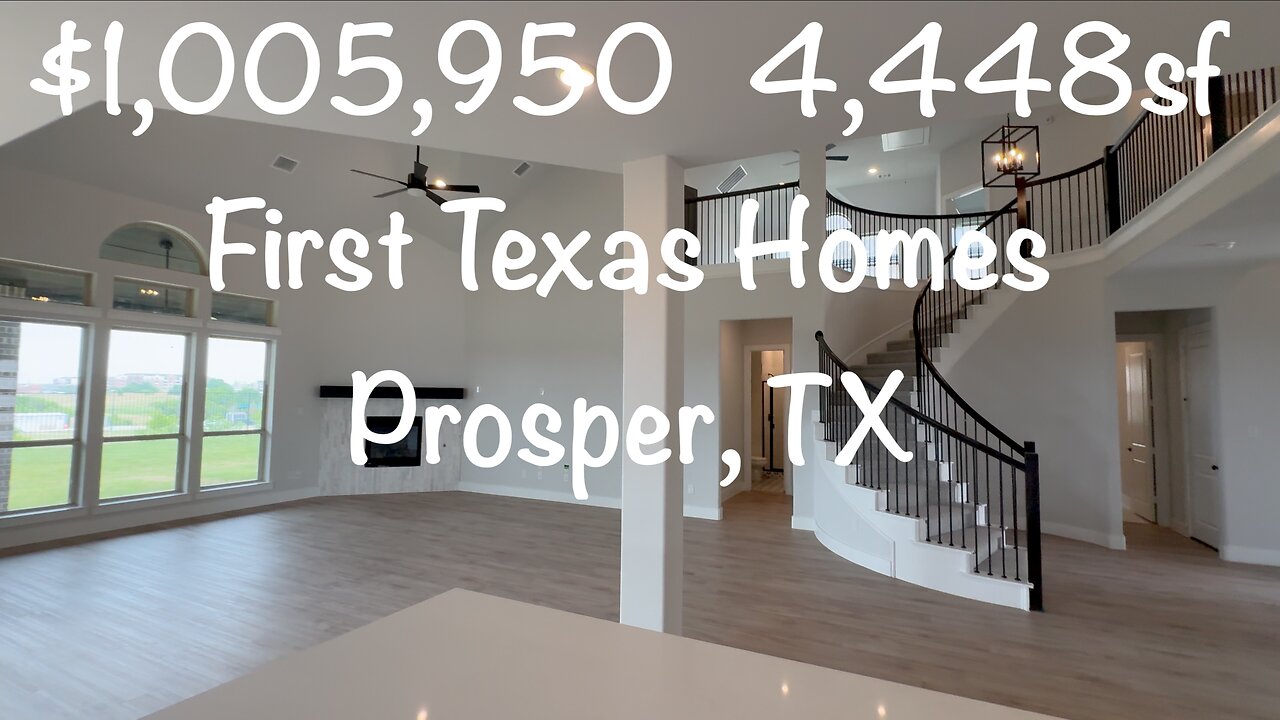 New Construction, 4,448sf in desirable Prosper, Texas