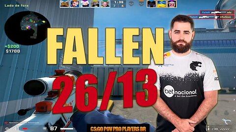 CSGO POV FURIA FALLEN (26/13) vs Monte (Nuke) @ Semi-Final Pinnacle Cup V