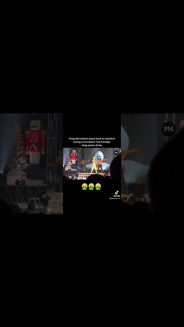 DEMON GIVES ITSELF AN ABORTION AT DRAG QUEEN SHOW ????