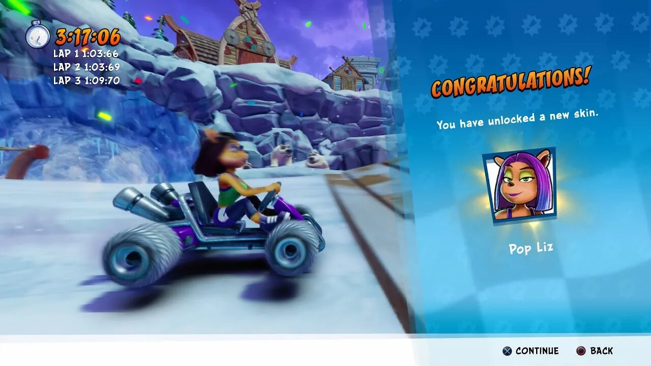 Crash™ Team Racing Nitro-Fueled (PS4) - Grand Prix & Crash Cup (Medium) - Liz
