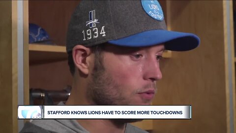 Matthew Stafford not happy despite outside praise