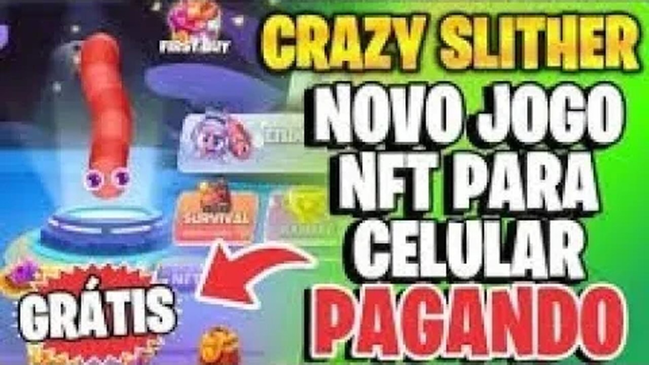 CRAZE SLITHER NOVO O JOGO NFT E UMA FURADA OU NÃO VEJA ISSO