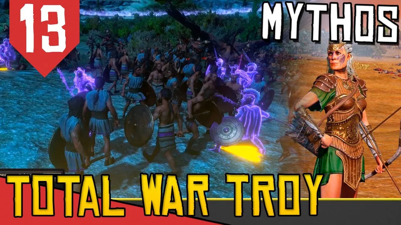 EXERCITO dos MORTOS! Fim - Total War Saga Troy Hipólita #13 [Gameplay PT-BR]