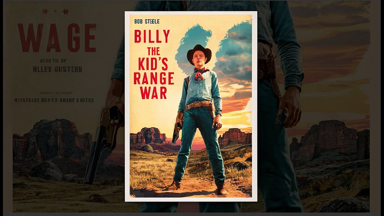 BILLY THE KID'S RANGE WAR (1941) Bob Steele, Al St. John & Joan Barclay | Western | B&W