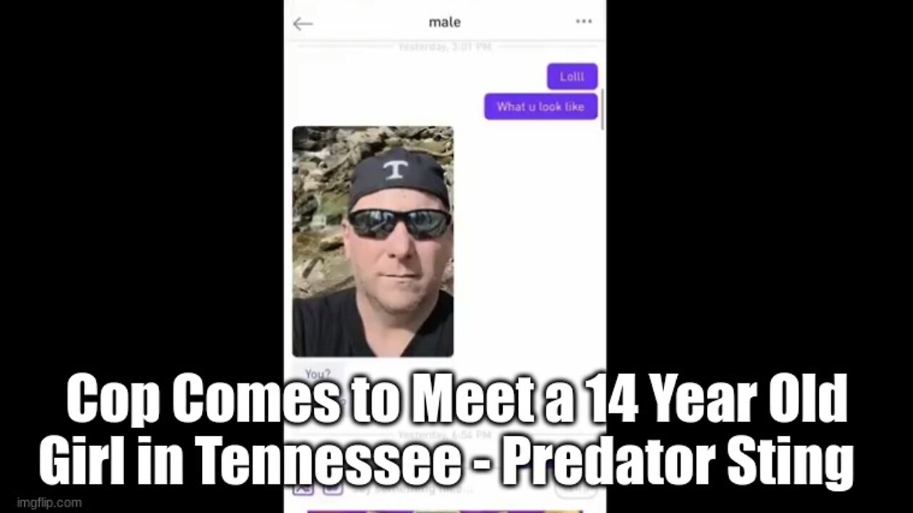 Cop Comes to Meet a 14 Year Old Girl in Tennessee - Predator Sting