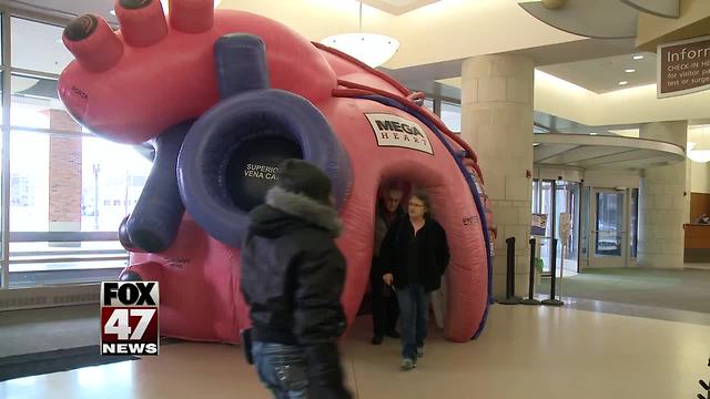 MSU Trustee holds town hall, Giant inflatable heart marks start of Heart Awareness Montherupts in anger