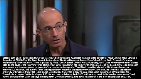 Yuval Noah Harari | "We Are Talking About Millions & Billions of New Non-Organic Agents Making Decisions & Inventing Things Everywhere. We Will Increasingly Live Inside a Culture Produced By Non Human Intelligence."