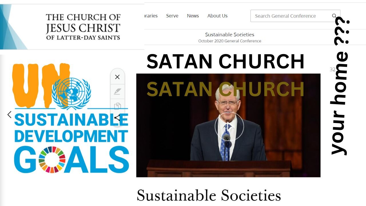 WEF VIA CHURCH - SATAN makes a rutal ceremony