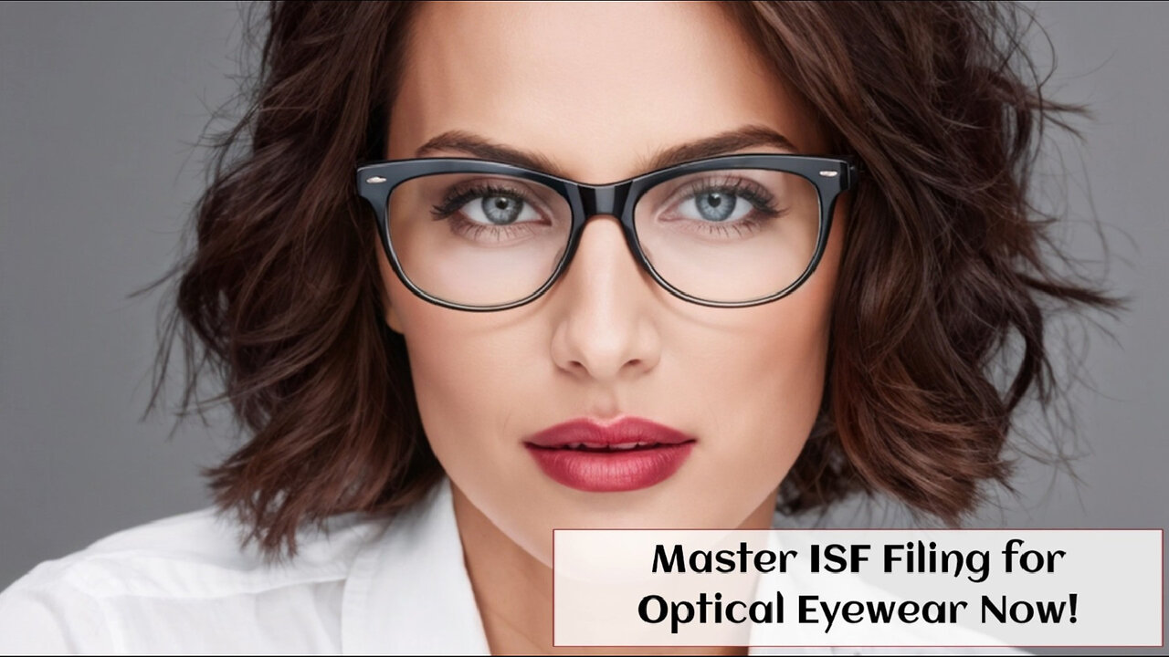 Navigating ISF Filing: A Guide for Importing Optical Eyewear