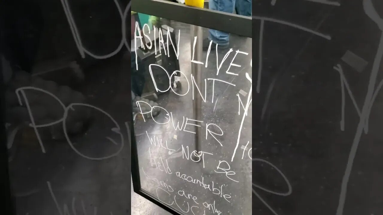 Asian lives don't matter power 105 protest prequel