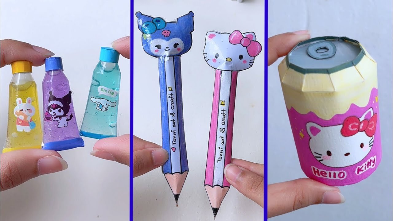 Creative Paper Crafts & DIY Miniature Projects | Easy School Project Ideas – Tonni Art & Craft