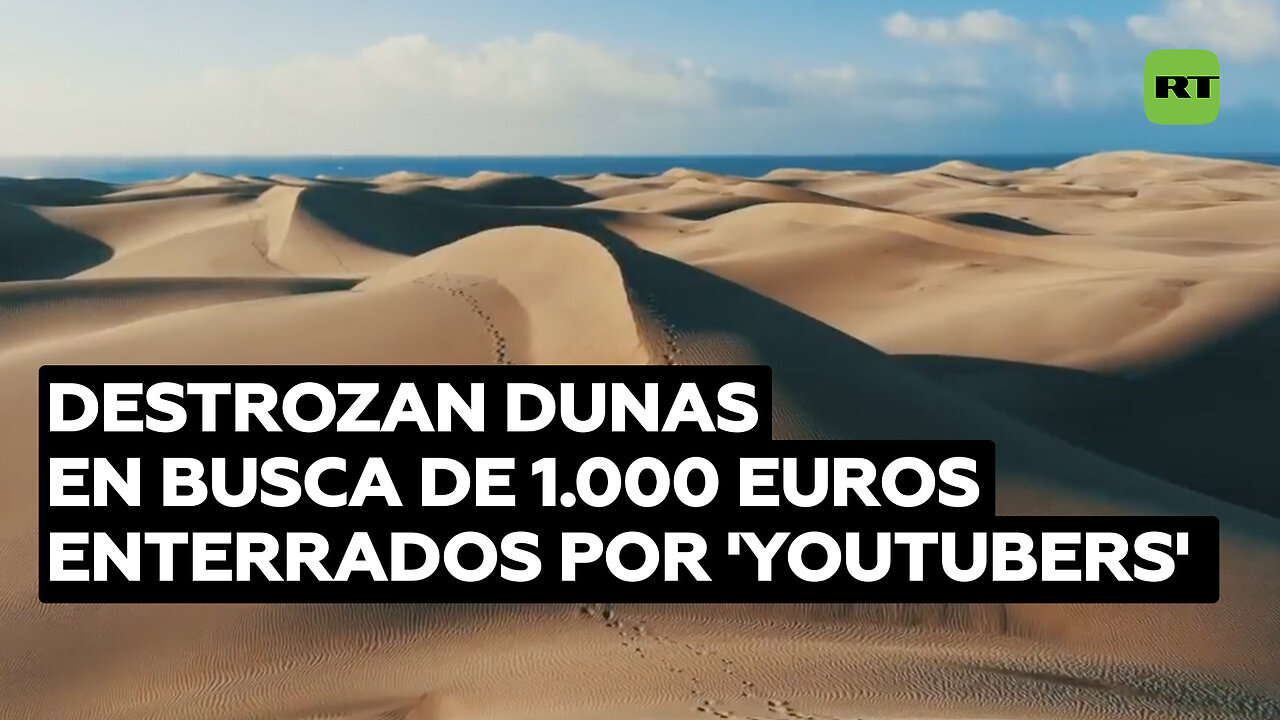 Destruyen dunas de una reserva natural por participar en reto viral