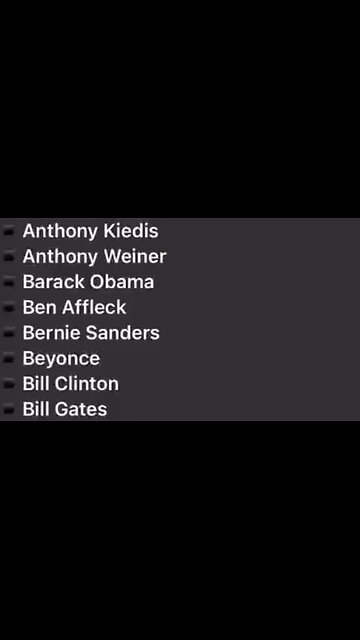 Jeffrey Epstein | Client List.