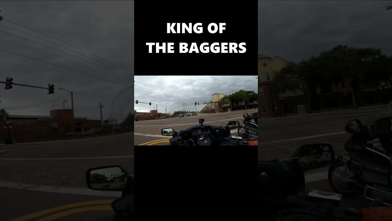 When Goldwings enter King of the Baggers #honda #goldwing #motorcycle