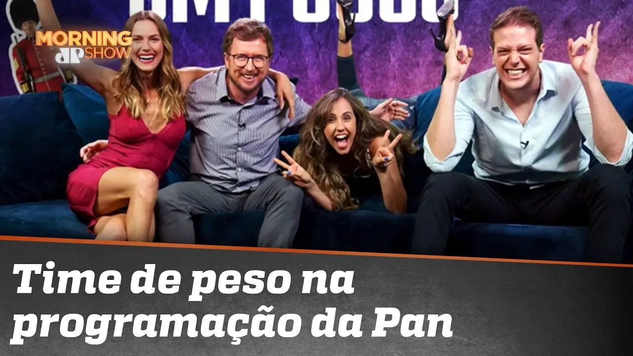 O novo programa da Pan, com Leandro Narloch, Fred Ring, Renata Kuerten e Vivi Paiva
