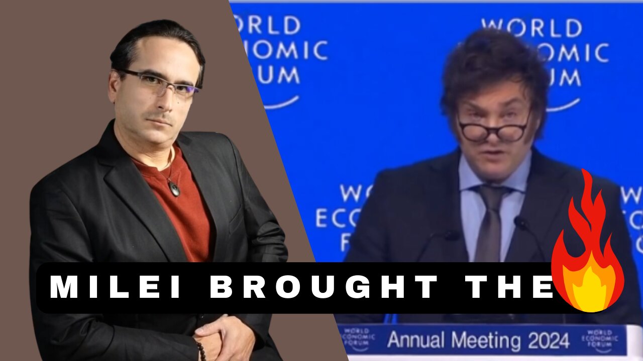 🔥Argentinian President Javier Milei calmly scorches the WEF at 2024 Davos Meeting