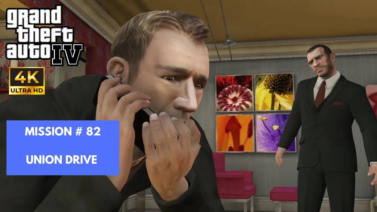 Grand Theft Auto IV | Mission - Union Drive | 4K PC Gameplay
