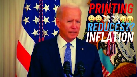 No Joe Printing money won't Reduce Inflation. No Joe The Delta Variant is safer.