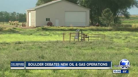 Boulder debates new oil and gas operations