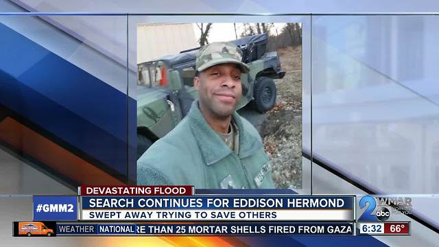 National Guardsman missing after Ellicott City flooding