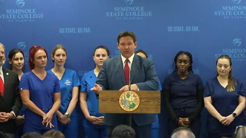 Gov. DeSantis Announces $125 Million for Florida Nursing Education