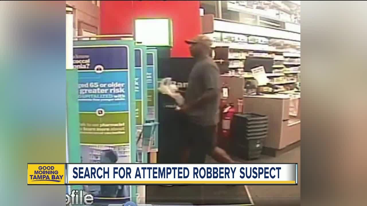 Police seek suspect caught on surveillance video robbing Walgreens in Plant City