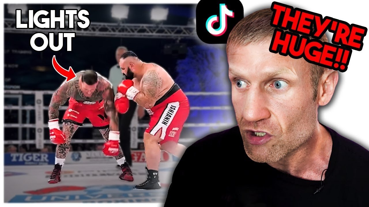 Olympic Boxer reacts to INSANE Knockouts