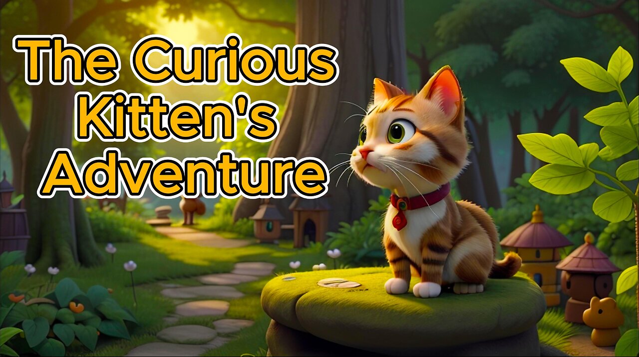 The Curious Kitten's Adventure: A Tale of Wisdom and Curiosity | Moral Lesson Story