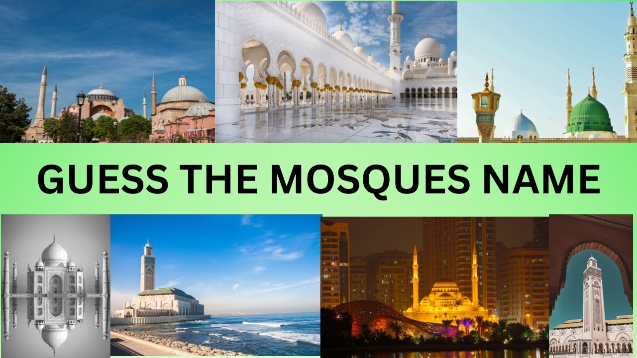 Can you guess the mosques name by hint