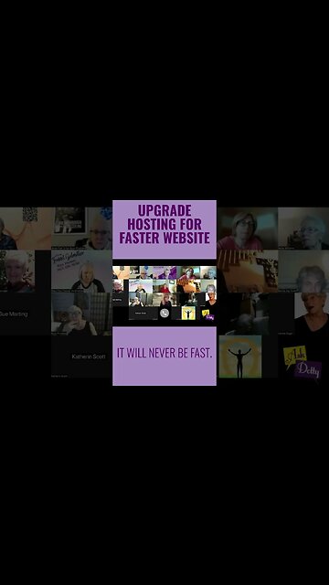 Upgrade Hosting for faster Website