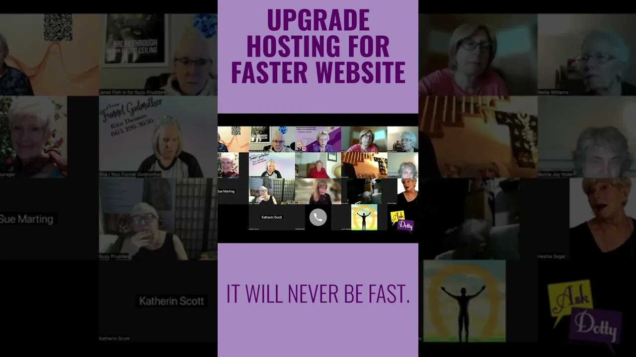 Upgrade Hosting for faster Website