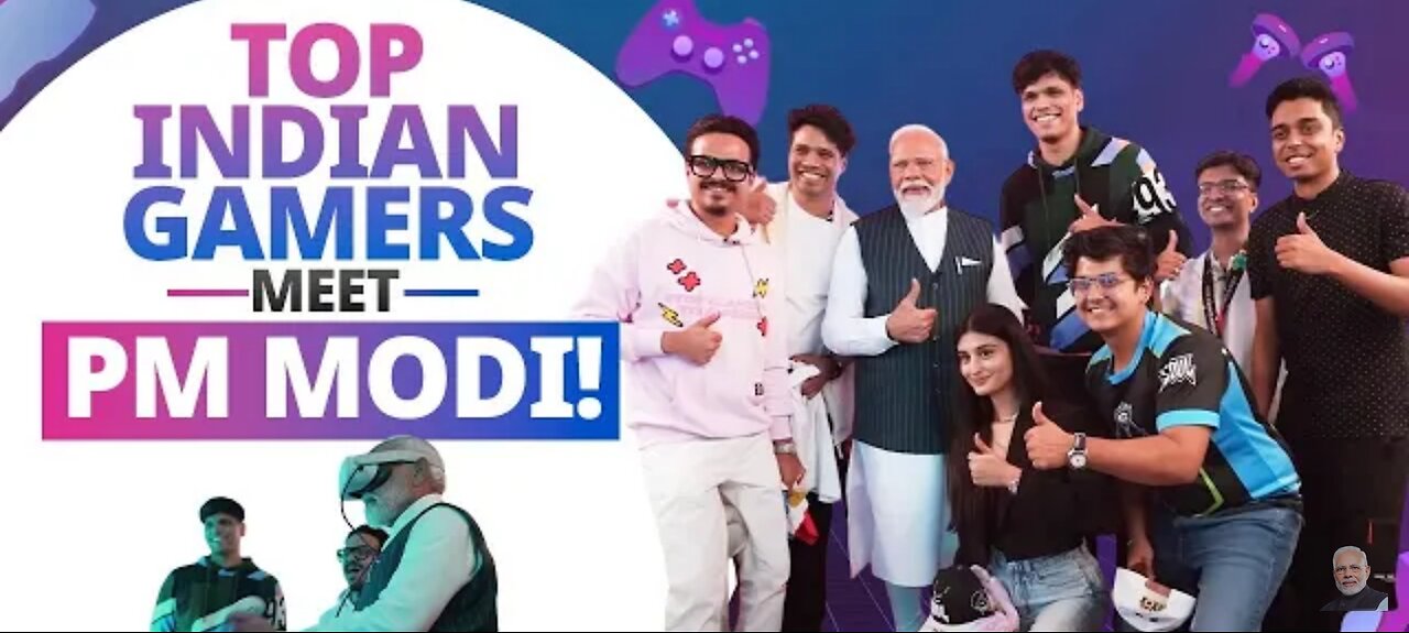 Top India's Gamers meet pm modi