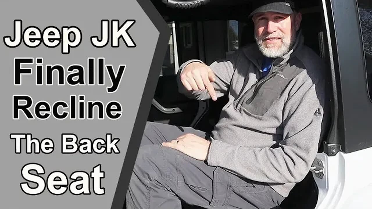 Jeep JK Back Seat / RECLINE KIT / Big Difference