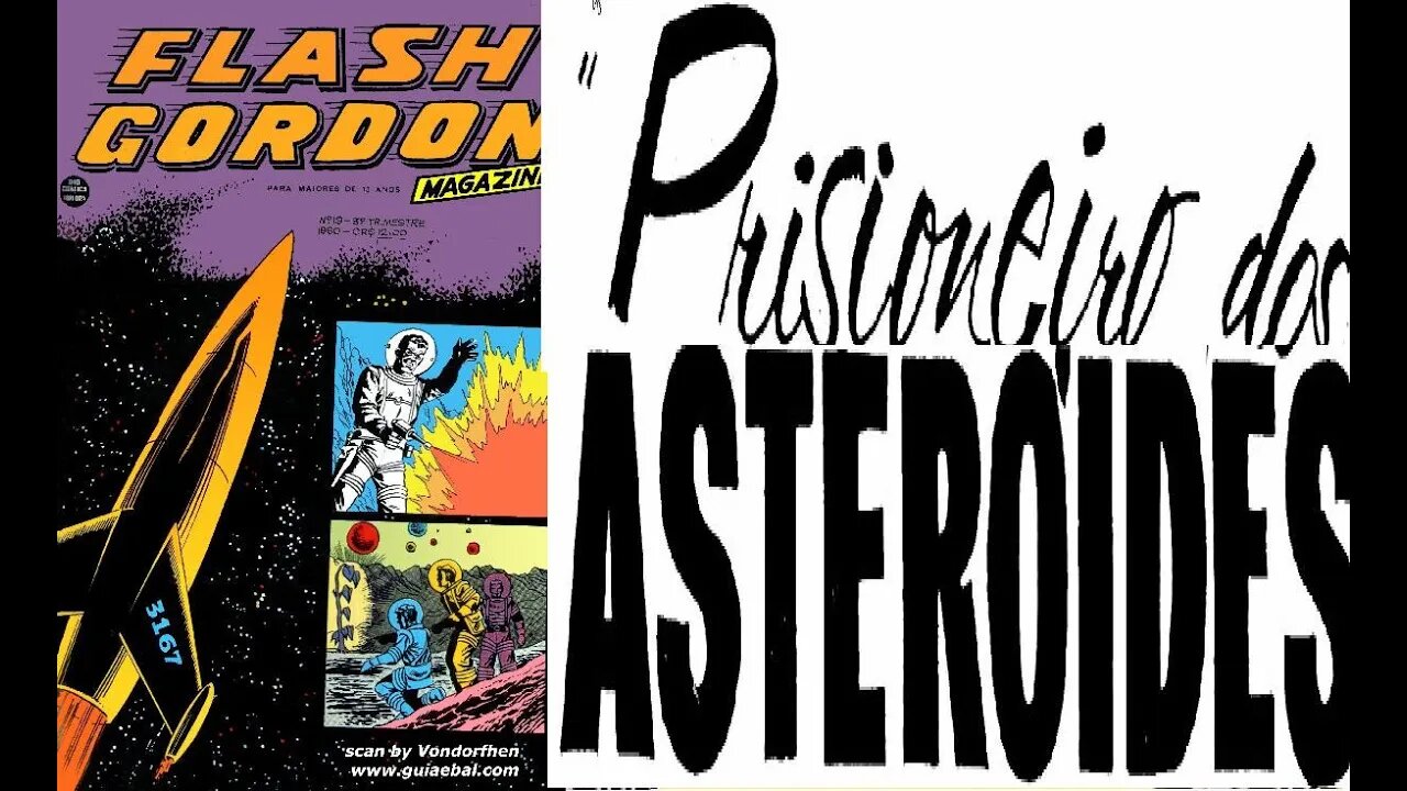 FLASH GORDON 19 PRISIONEIRO DOS ASTEROIDES #comics #gibi #quadrinhos #historieta #fumetti