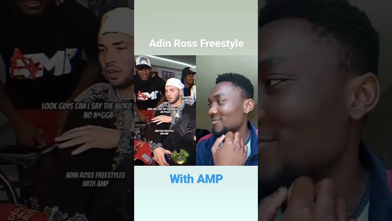 Adin Ross Freestyle With AMP #adinross #kaicenat #shorts #viralshorts