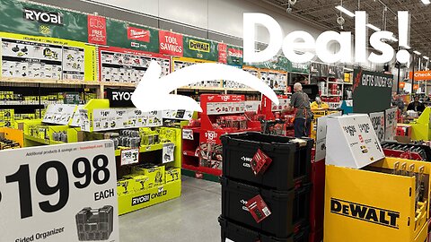 Home Depot December Tool Deals