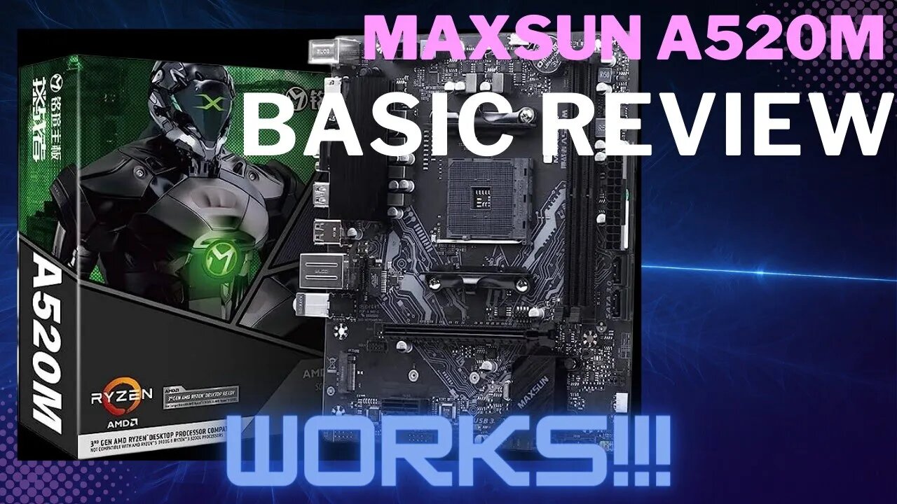 Maxsun A520m Challenger: The Most Basic Review