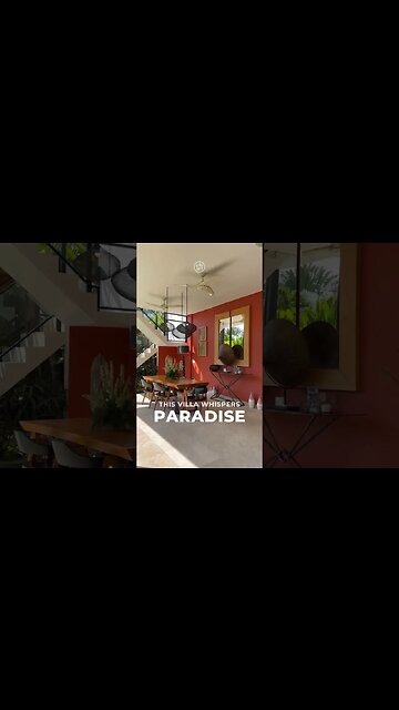 Luxury Vibrant Home in Paradise! 🌴 #shorts #architecture #bali #tropicalhouse #interiordesign