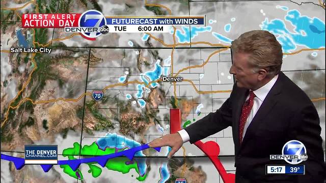 Monday evening forecast