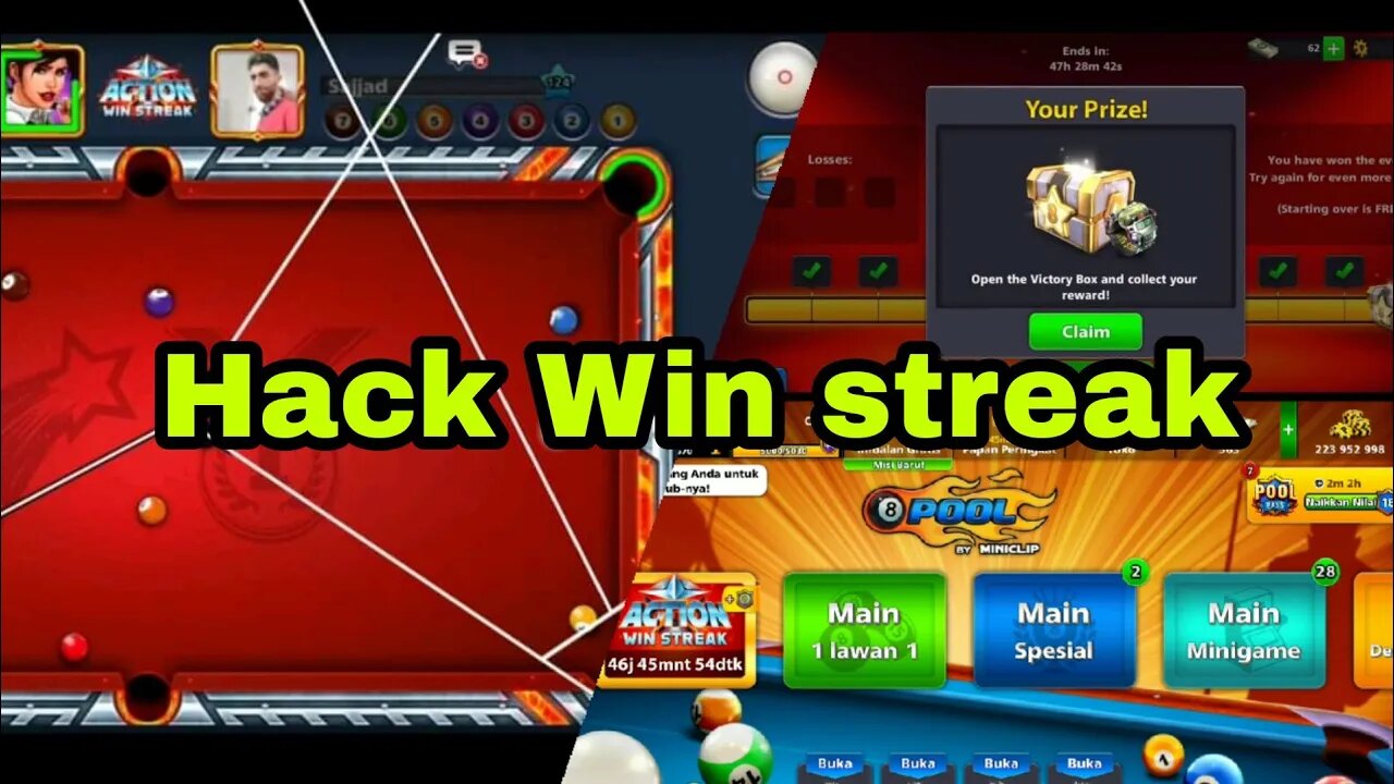 Hack Action Win treak 8 ball pool 2022