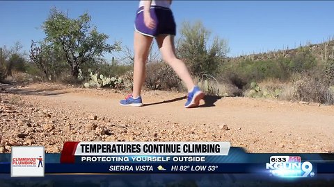 As temperatures continue rising, officials urge safety