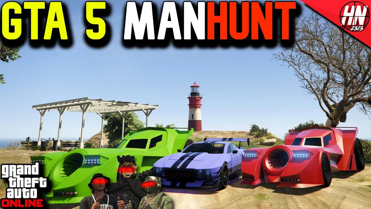 GTA 5 ManHunt! CHAMPION VS 2 VIGILANTES ft. @gtanpc @twinge2313​