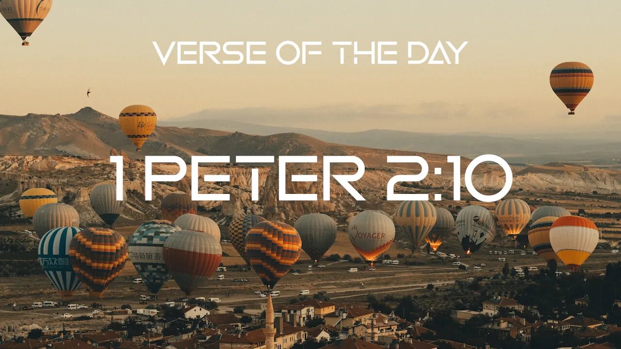 November 3, 2022 - 1 Peter 2:10 // Verse of the Day