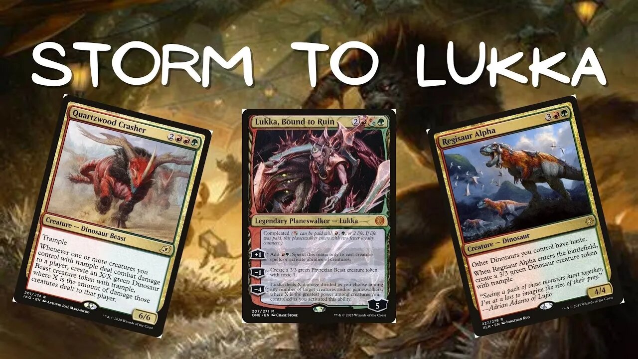 Storm To Lukka in Pioneer | MUST WATCH | Magic: The Gathering (MTG) | Phyrexia: All Will Be One