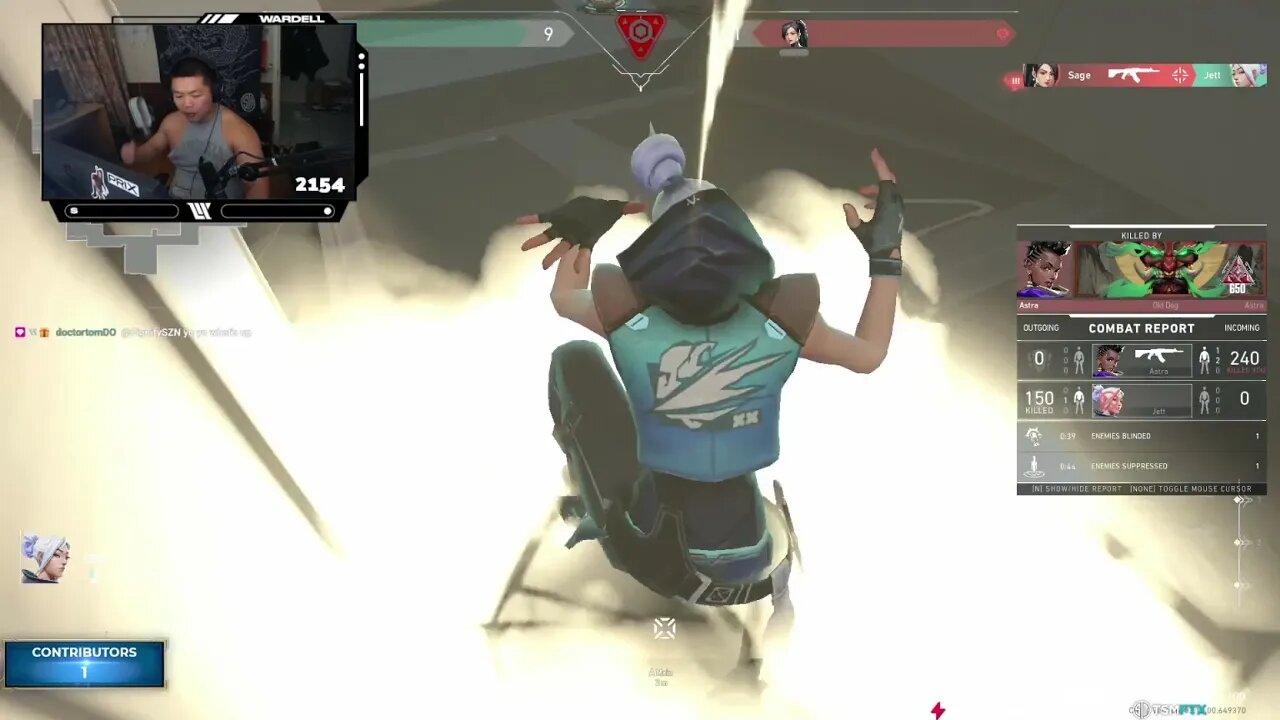 HES AN OVERWATCH PLAYER